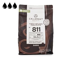 Шоколад Темный 811 Barry Callebaut 54% какао, 2,5кг