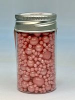 Посыпка Воздушный рис розовый микс, 50гр