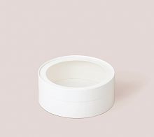 Коробка Тубус для зефира D20 H5,5, белый