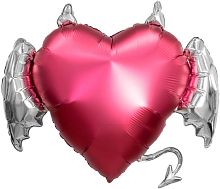 Воздушный шар фольгированный Сердце, Тихий омут