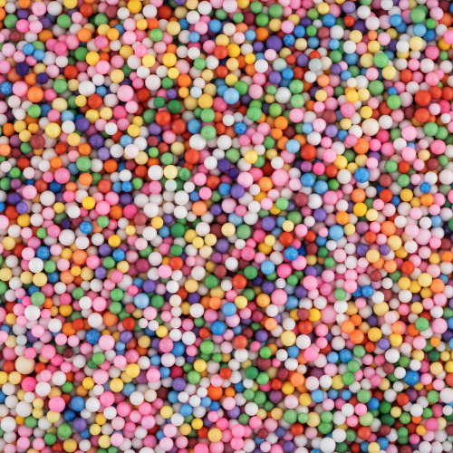 Пенопластовые шарики Ассорти, 2-4мм, 10гр Пенопластовые шарики Ассорти, 2-4мм, 10гр