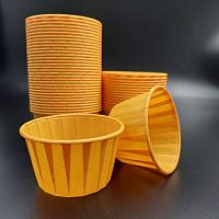 Капсулы с плотным краем 50*40 пергамент оранжевые 25шт