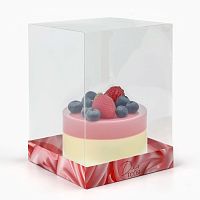 Коробка для торта 15x15x20 cm Шелк