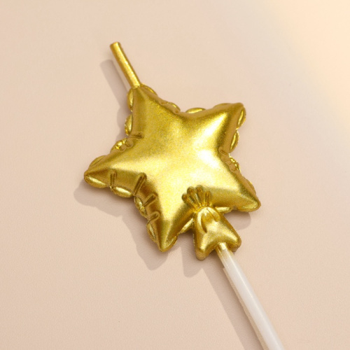 Свечи для торта. 5 шт "Воздушный шарик. Звезда", золотые фото 2 Свечи для торта. 5 шт "Воздушный шарик. Звезда", золотые фото 2