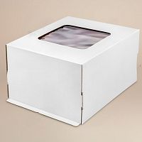 Коробка для торта 400*300*200мм с окном
