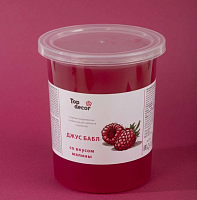 Шарики соковые в сиропе Джус Бабл Малина, 1кг