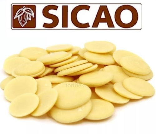 Шоколад белый 27% Sicao, 250гр