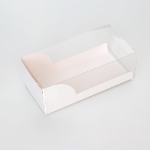 Коробка для рулета 17.5×9×6.5 см белая фото 2 Коробка для рулета 17.5×9×6.5 см белая фото 2