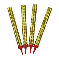 Свеча фонтан для торта горение 40секунд, 14см, 4 штуки