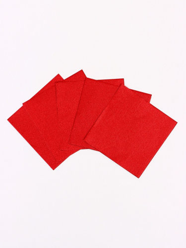 Фольга для конфет 10×10 см 100 шт., красная, фактура №1 фото 2