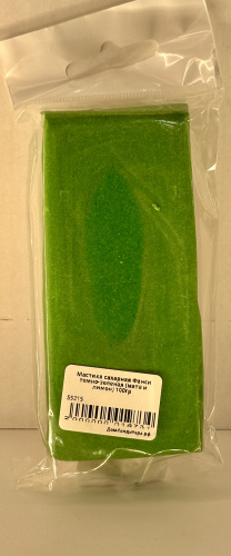 Мастика сахарная Фанси темно-зеленая (мята и лимон) 100гр фото 2