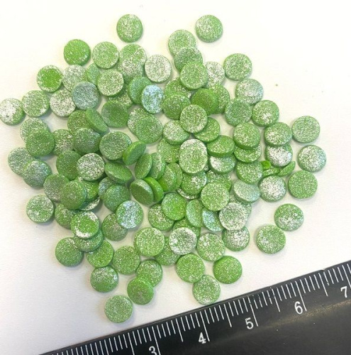 Посыпка сахарная перламутровые Конфетти, зеленая, 5мм, 50гр Посыпка сахарная перламутровые Конфетти, зеленая, 5мм, 50гр