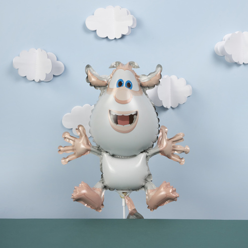 Воздушный шар фольгированный Мини-Фигура Буба, белый фото 2 Воздушный шар фольгированный Мини-Фигура Буба, белый фото 2