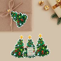 Шильдик новогодний Ёлка, 5×7 см, 20шт