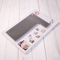 Шпатель кондитерский угловой ровный край, 19см