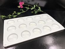 Форма Siliko Спираль 45х6мм 15в1, белый силикон