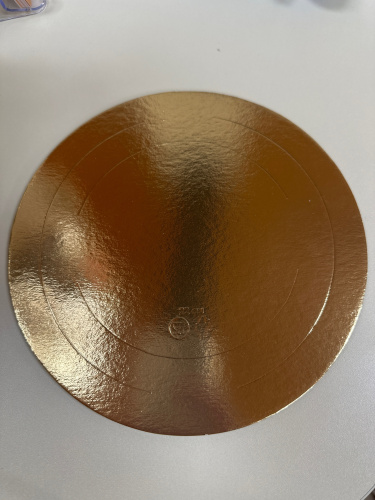 Подложка для торта 22 см, толщина 2,5мм. Односторонняя