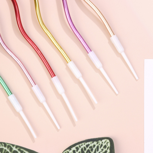 Свечи для торта "Серпантин" 6 шт, коктейльные, разноцветные фото 2 Свечи для торта "Серпантин" 6 шт, коктейльные, разноцветные фото 2