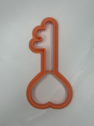 Вырубка Ключик с сердцем, 10,5см