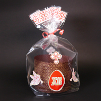 Пакет прозрачный для кулича Пасха, 30*37см