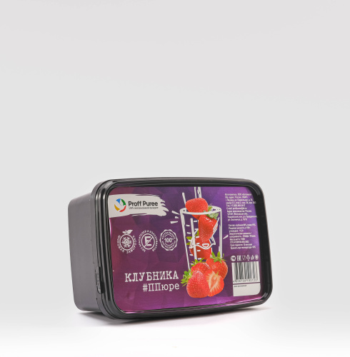 Пюре Клубника Proff Puree, 1000гр