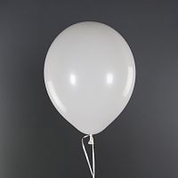 Воздушный шар латексный Белый, пастель