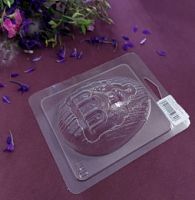 Форма для шоколада Яйцо/церковь 7*9см, пластик