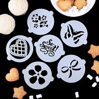 Трафарет большой d=20см, мал d=8см, набор 8шт, Букет