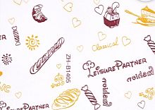 Бумага упаковочная для бенто Пекарня 18*18см