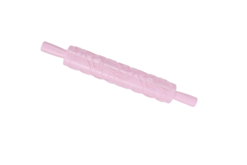 Скалка фактурная с узором, пластик, в ассортименте фото 3