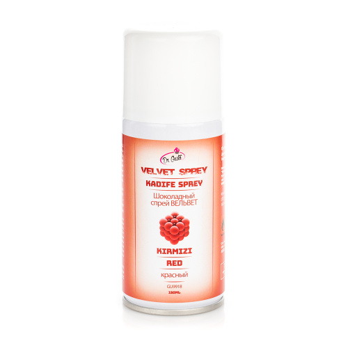 Велюр шоколадный спрей ВЕЛЬВЕТ красный (150 мл) Турция
