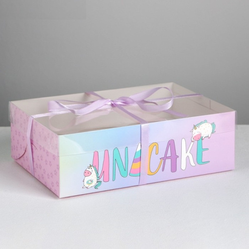 Коробка для капкейков, 6 ячеек, Unicake, 23 х 16 х 7.5 см фото 3