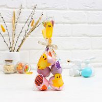 Пакет прозрачный Пасхальный, для кулича и яиц, 13×27см