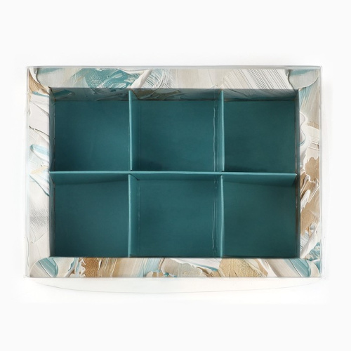 Коробка под 6 конфет с ячейками «Для тебя», 10 х 14.5 х 3 см фото 2 Коробка под 6 конфет с ячейками «Для тебя», 10 х 14.5 х 3 см фото 2