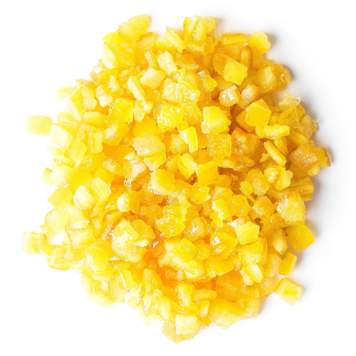 Лимонная корочка засахаренная кубик 6*6мм, 100гр