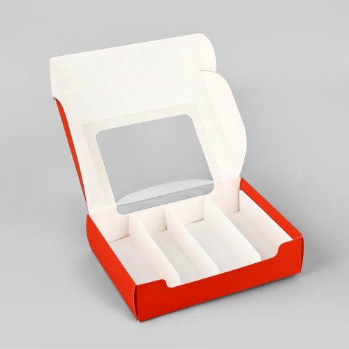 Коробка для 4 эклеров «С любовью», 20 х 15 х 5 см фото 2 Коробка для 4 эклеров «С любовью», 20 х 15 х 5 см фото 2