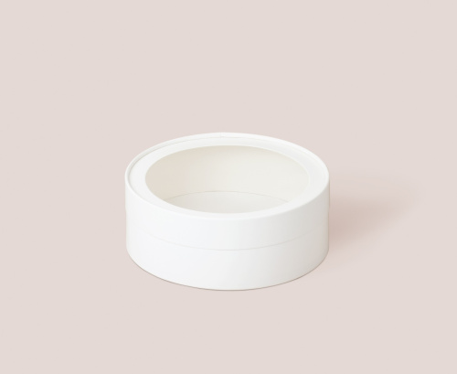 Коробка Тубус для зефира D20 H7, белый