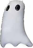 Воздушный шар фольгированный Фигура, Привидение, белый