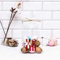 Пакет прозрачный для кулича Зайчики ХВ, 20*35см