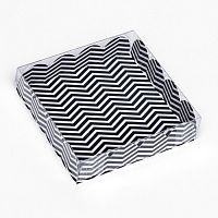 Коробка для печенья, «ЗигЗаг»12×12×3