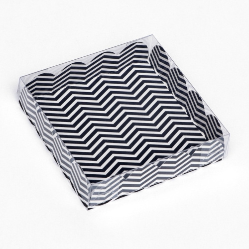 Коробка для печенья, «ЗигЗаг»12×12×3 фото 2 Коробка для печенья, «ЗигЗаг»12×12×3 фото 2