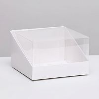 Коробка под бенто торт 13,1x13,1x8,5 см