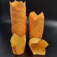 Капсулы тюльпан 50*80мм Оранж, 1шт, пергамент