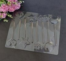 Форма для шоколада Развлечения 8яч. пластик 18*24см