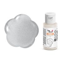 Краситель гелевый Top Decor Блестящий Серебро (лак) 25г