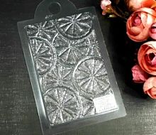 Форма для шоколада 15*10см Апельсин, пластик