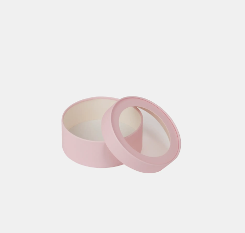 Коробка Тубус для зефира D16 H7, розовый