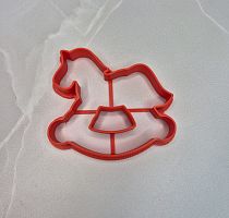 Вырубка Символ 2026 Года Лошадка-качалка, 8 см