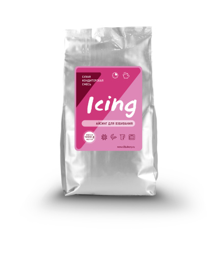 Айсинг сухая смесь ИльБейкери ILBakery, 1 кг