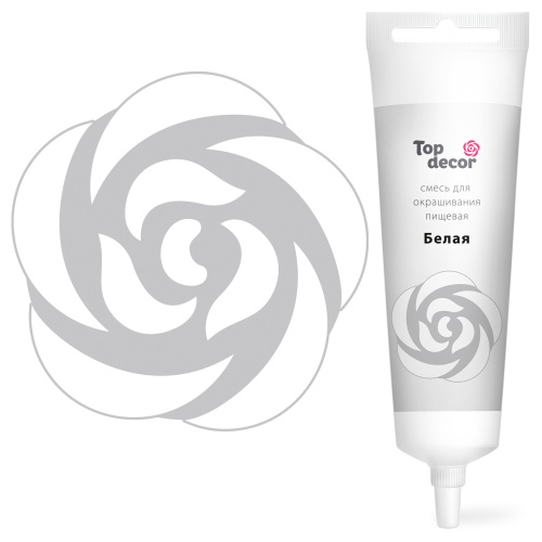Краситель гелевый Top Decor Белый 100г